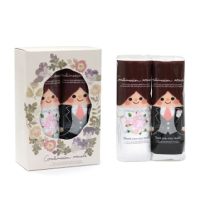 コンビネーションタオル 結婚祝い プチギフト おしぼりタオル