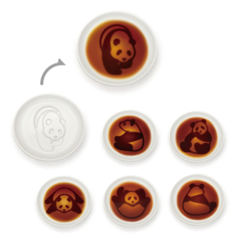 パンダ醤油皿 しょうゆ皿 小皿 食器 パンダグッズ