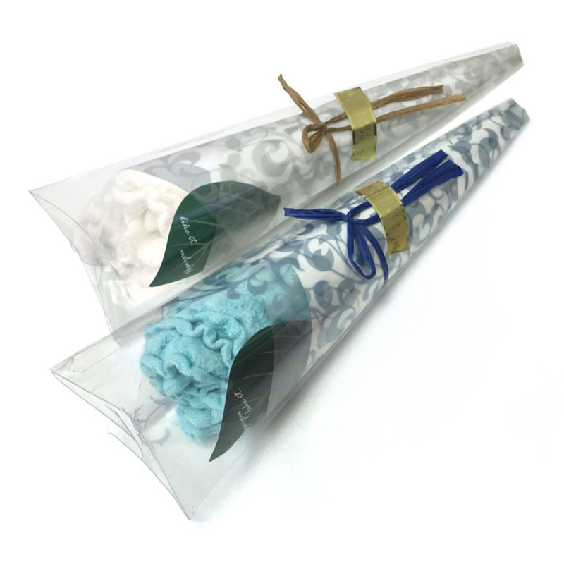 薔薇の花束タオル メッセージカード付き プチギフト お祝い プレゼント