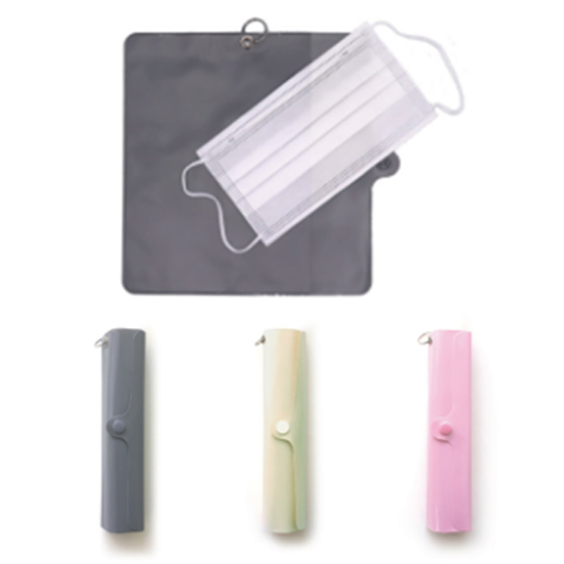 マスクケース マスクを清潔に保管！グレー／アイボリー／ピンク