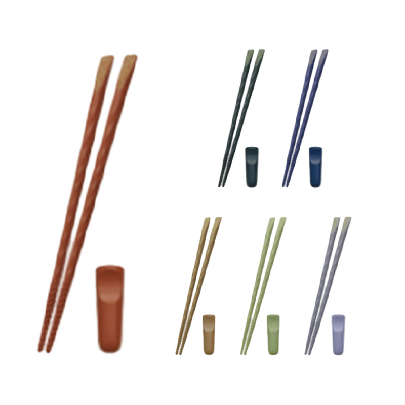 すべらせん箸 雅 箸置きになるケース付き 日本のお土産 カトラリー