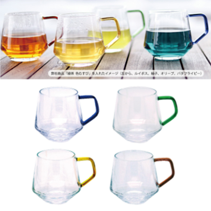 耐熱ダイヤマグ シンプル マグカップ ガラス製