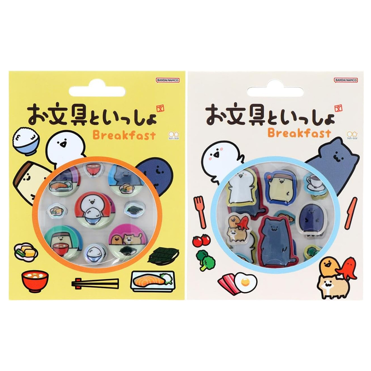 【サンスター文具】ぷっくりシール お文具といっしょ