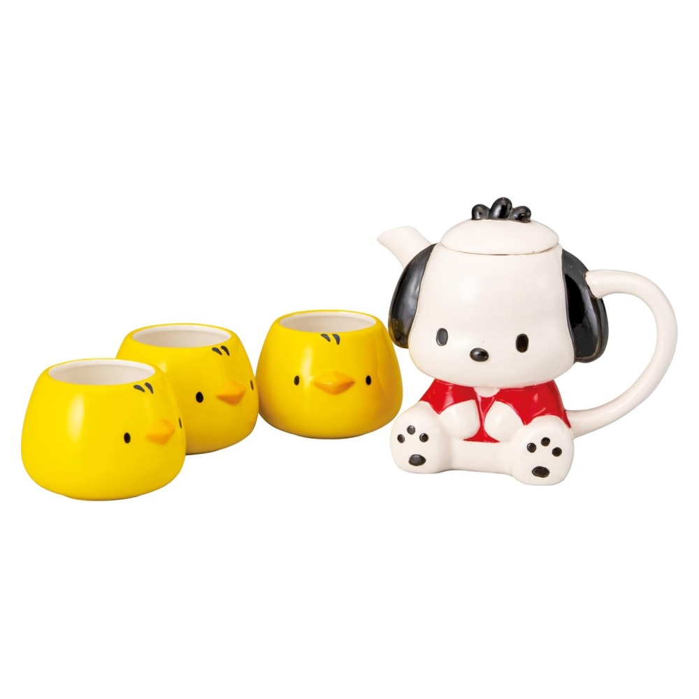 【サンリオ】ポチャッコ ティーセット ティーポット&ティーカップ