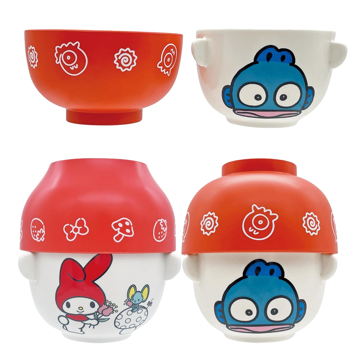 【サンリオ】汁椀・茶碗セット ミニ マイメロディ&ハンギョドン 食器