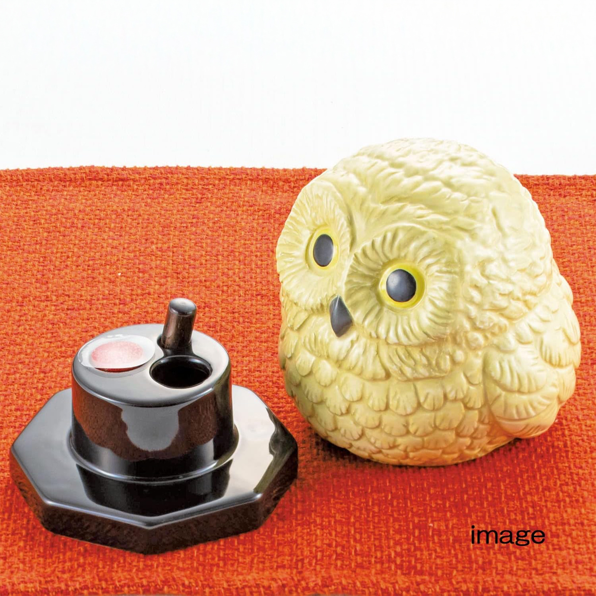 印鑑入れ ふくろう