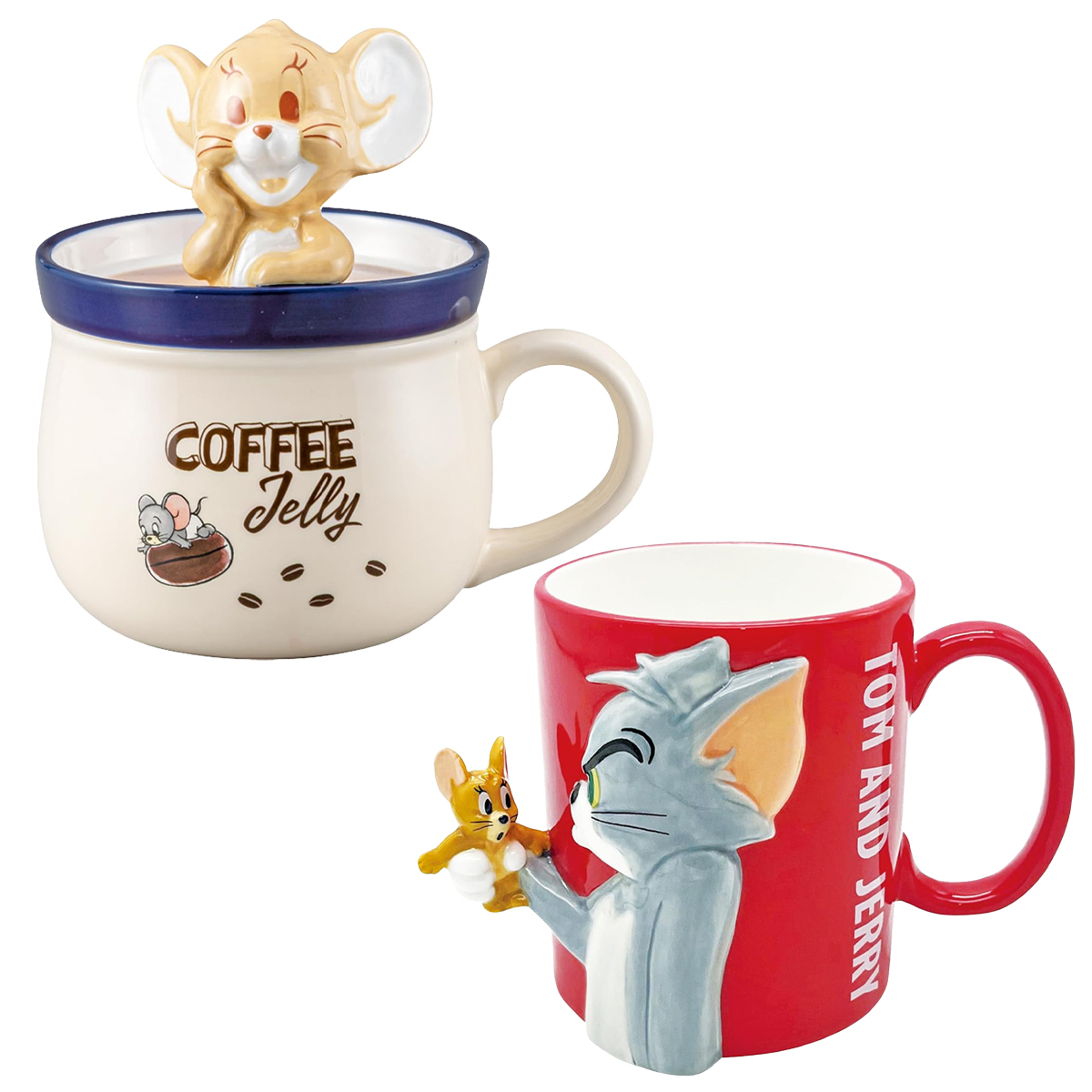 【トムとジェリー】ラテアートマグ&ジェリーのピンチマグ マグカップ