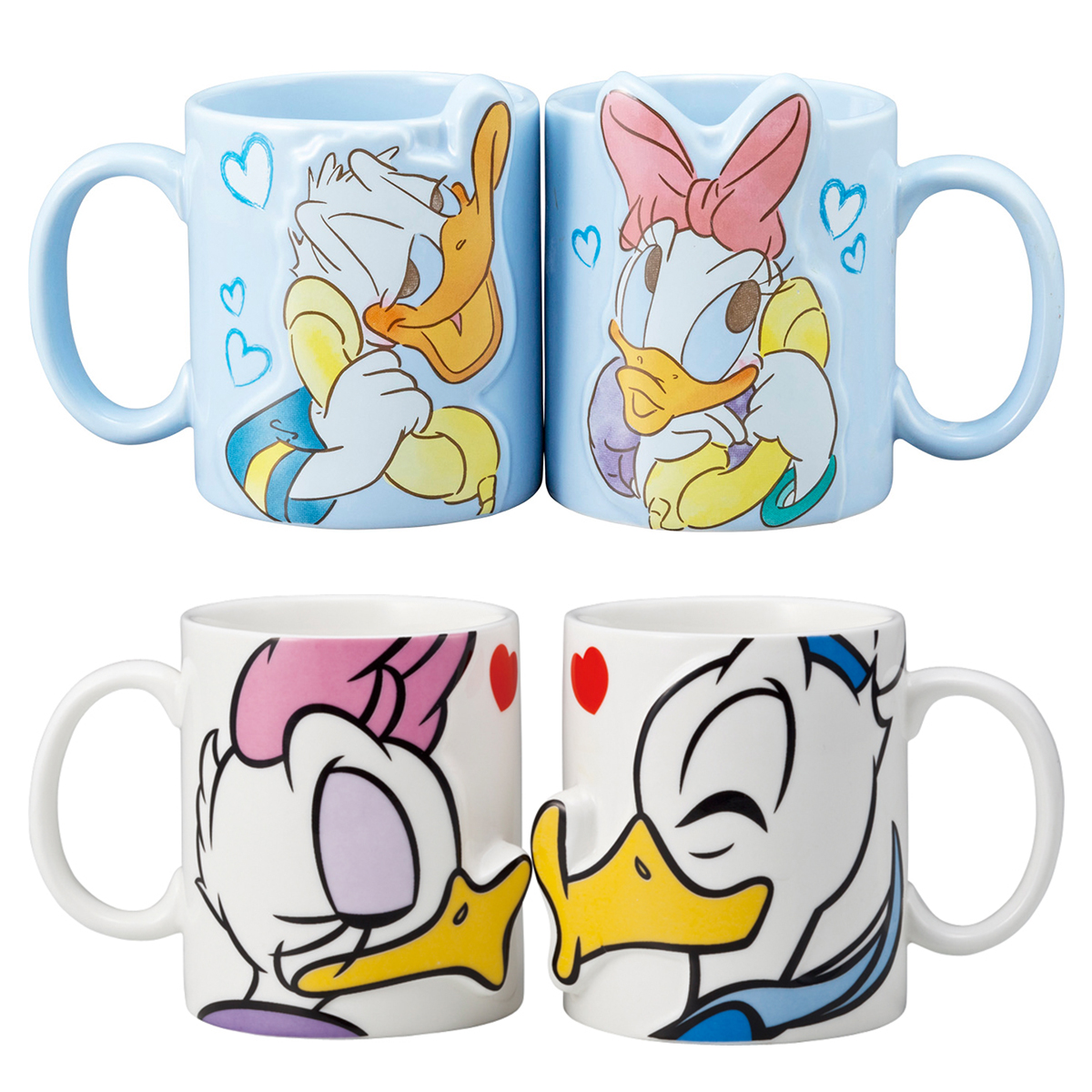 【Disney】ディズニー ドナルド&デイジー ペアマグカップ