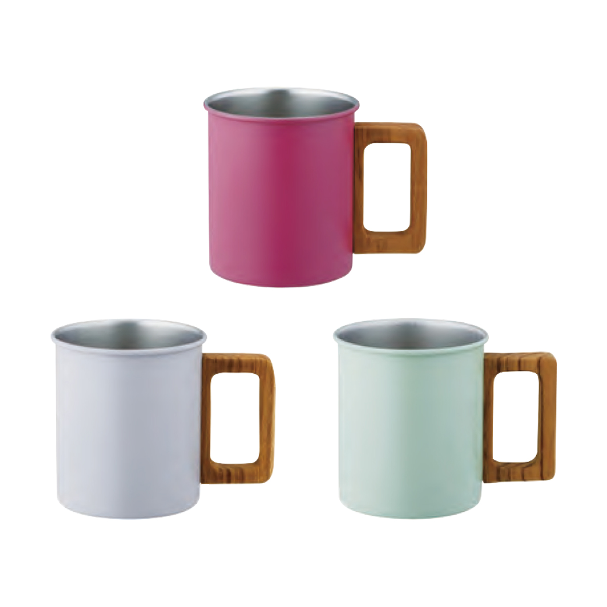 木柄マグ カラー M・Lサイズ