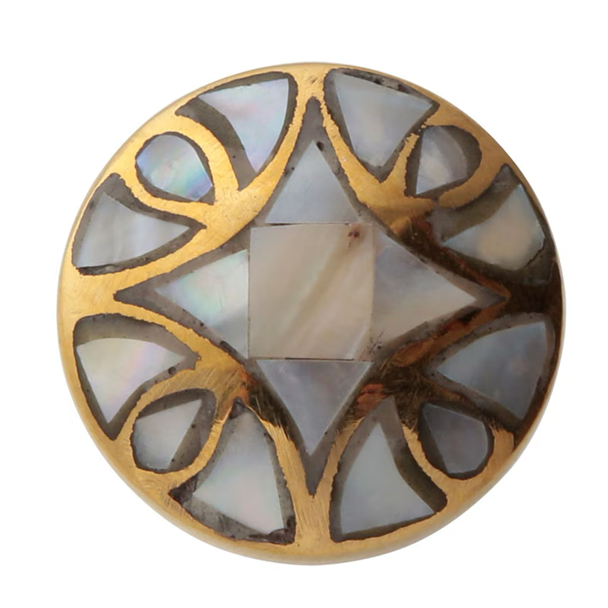 【東京かんかん】ブラス＆シェルノブ DIY オリエンタル インテリア雑貨