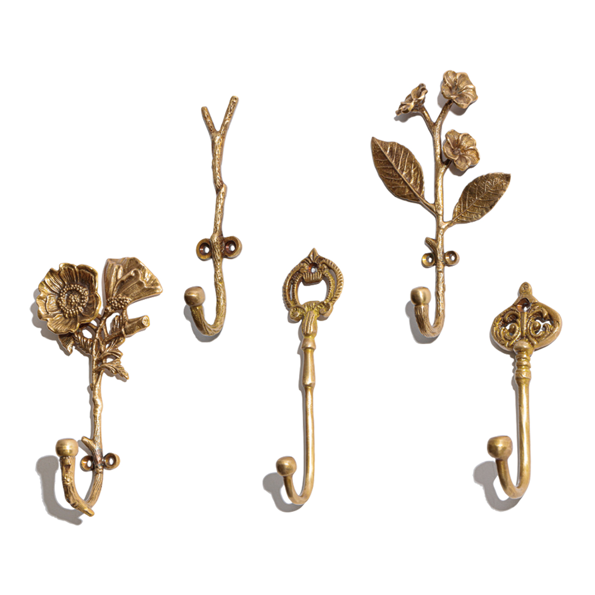 【東京かんかん】真鍮フック インテリア雑貨 ブラス