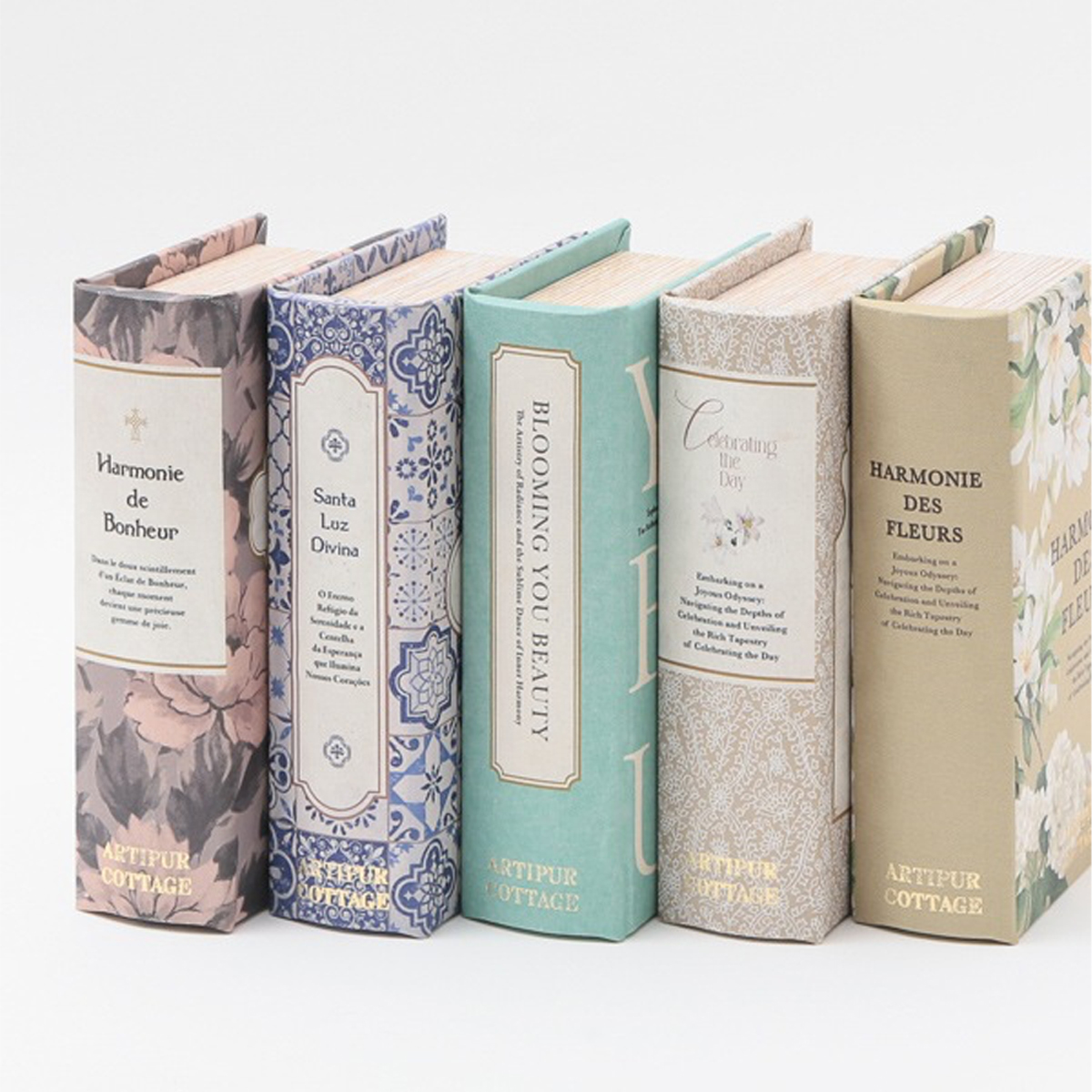 【東京かんかん】ブックボックスL＆Sサイズ vol.2 小物入れ アクセサリーボックス インテリア雑貨 花