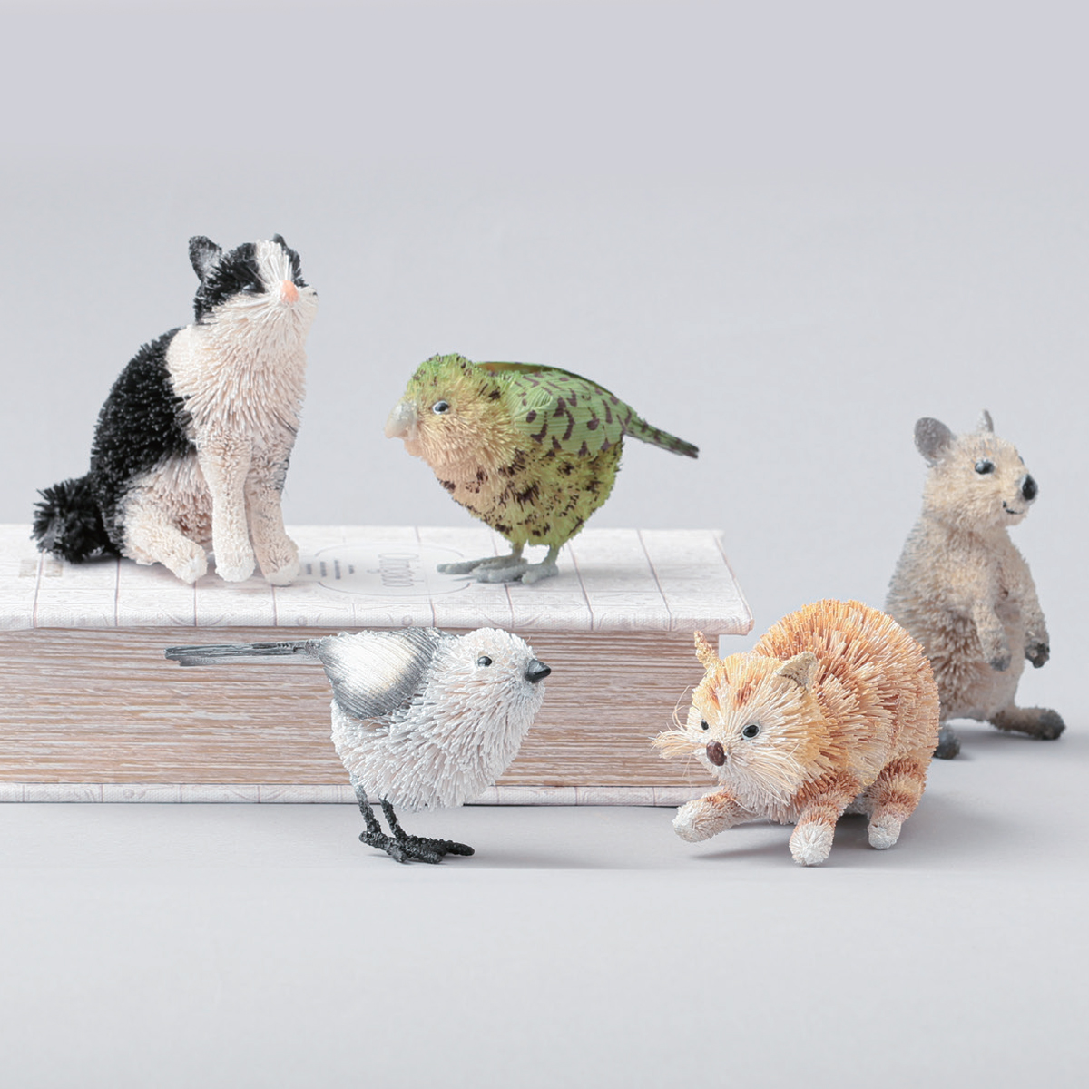 【東京かんかん】たわしアニマル vo.1 オブジェ 置物 動物 ねこ