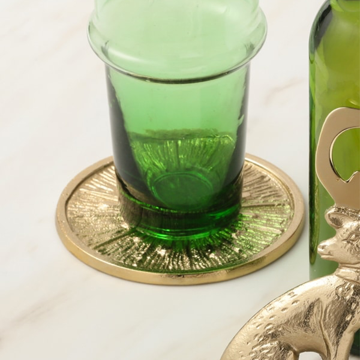 【東京かんかん】アルミオレンジコースター&アルミざくろコースター