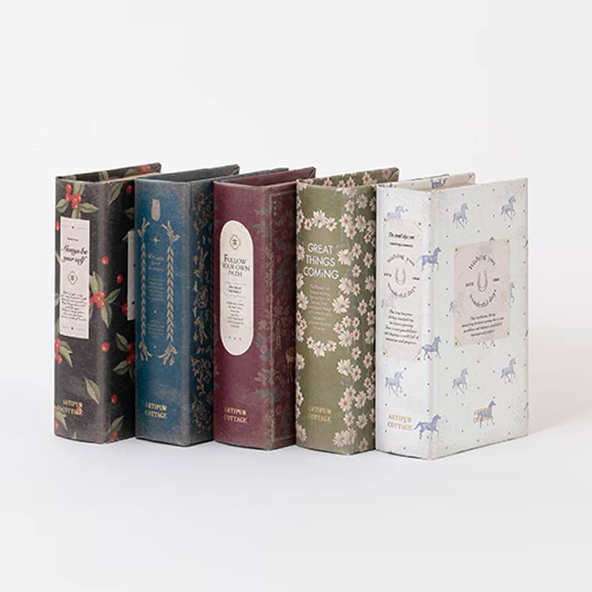 【東京かんかん】ブックボックスL＆Sサイズ vol.1 収納 小物入れ アクセサリーボックス インテリア雑貨 花