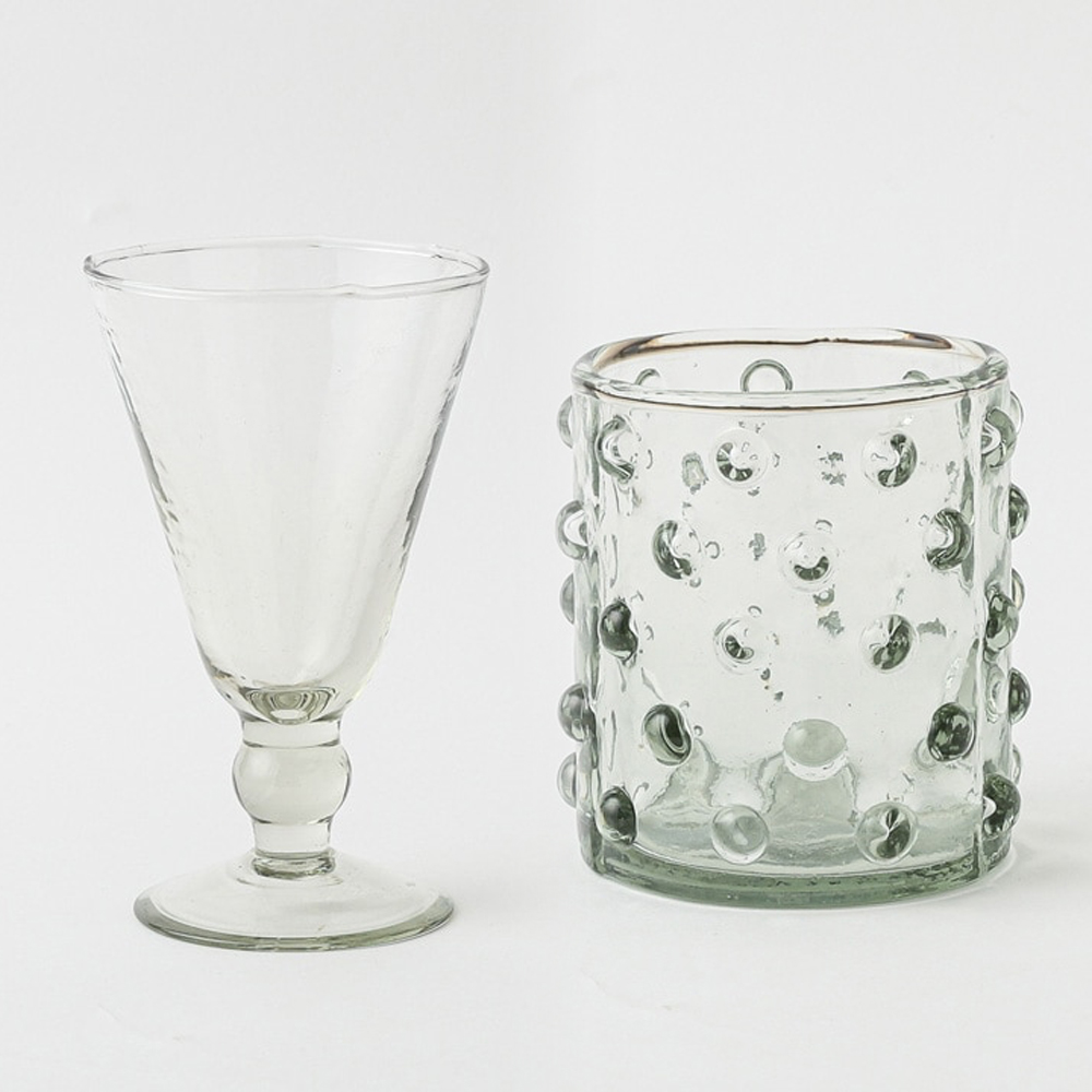 ぽってり厚手のリサイクルガラス コップ グラス