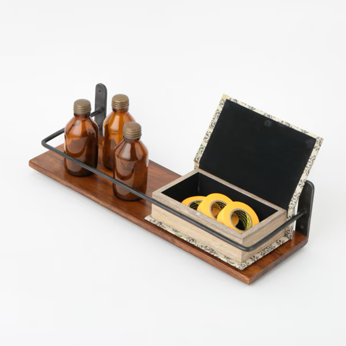 【東京かんかん】ウォールラック 40cm DIY 天然木