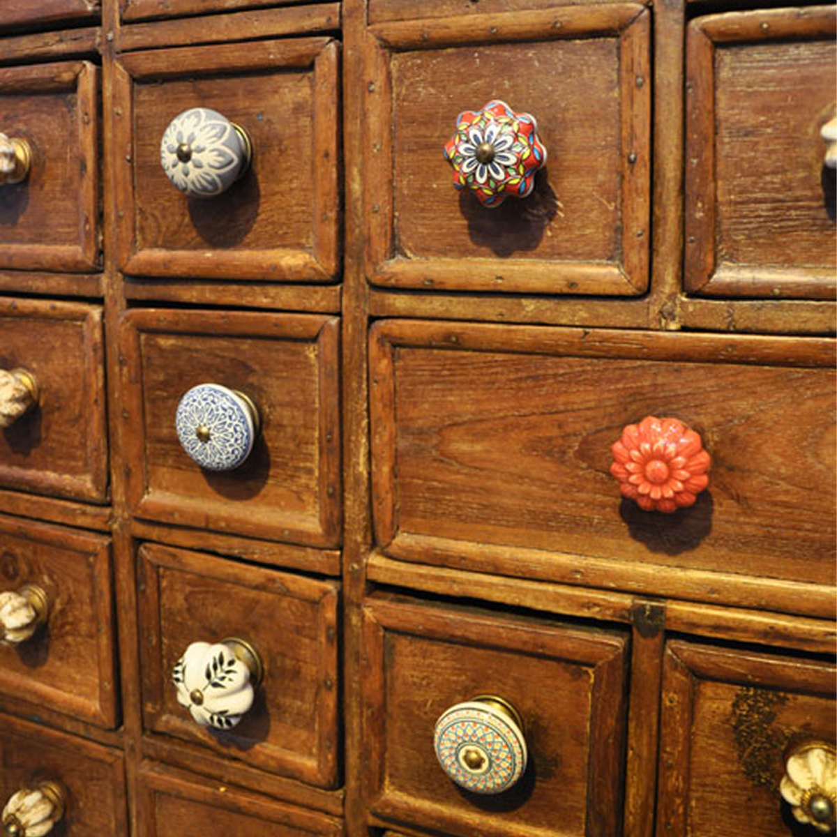 【東京かんかん】セラミックノブ vol.3 DIY オリエンタル インテリア雑貨