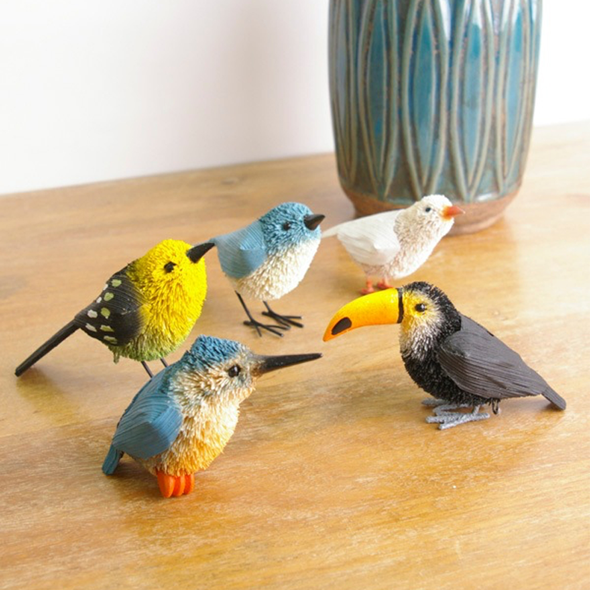 【東京かんかん】たわしアニマル vo.2 オブジェ 置物 動物 ペンギン ハリネズミ バード