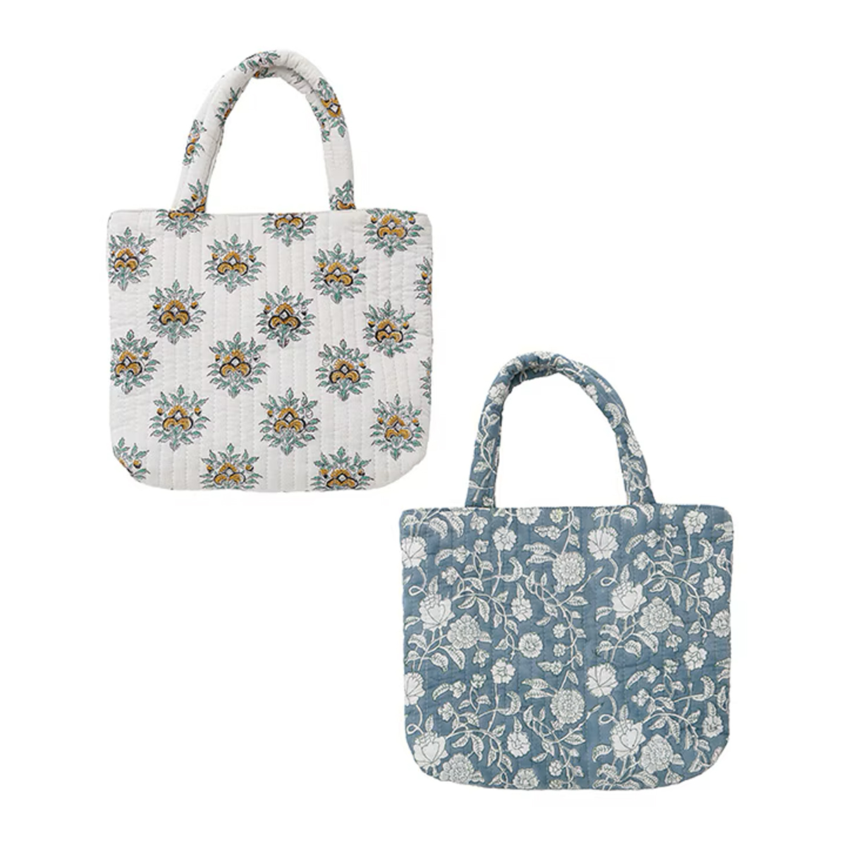 キルティング手提げバッグ ハンドバッグ