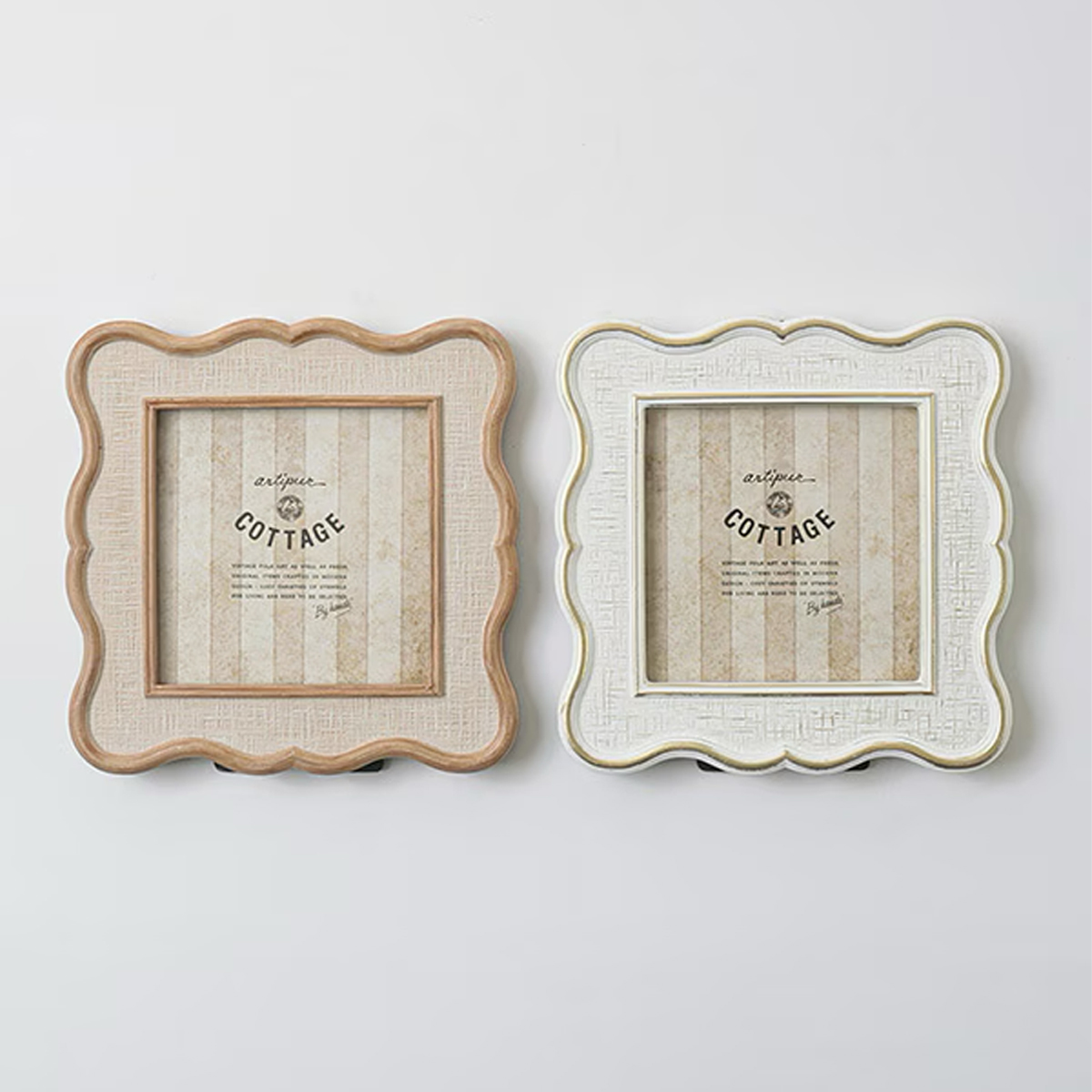 ウェーブフォトフレーム 写真立て インテリア雑貨 アンティーク風