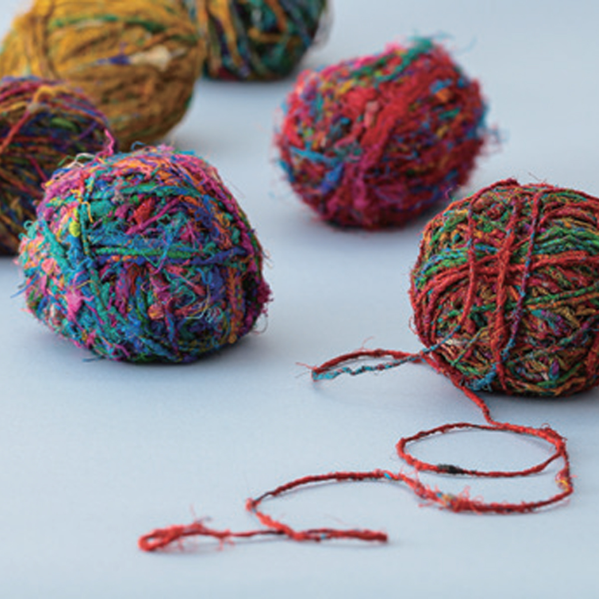 シルク糸 ハンドメイド インテリア小物 アソート柄