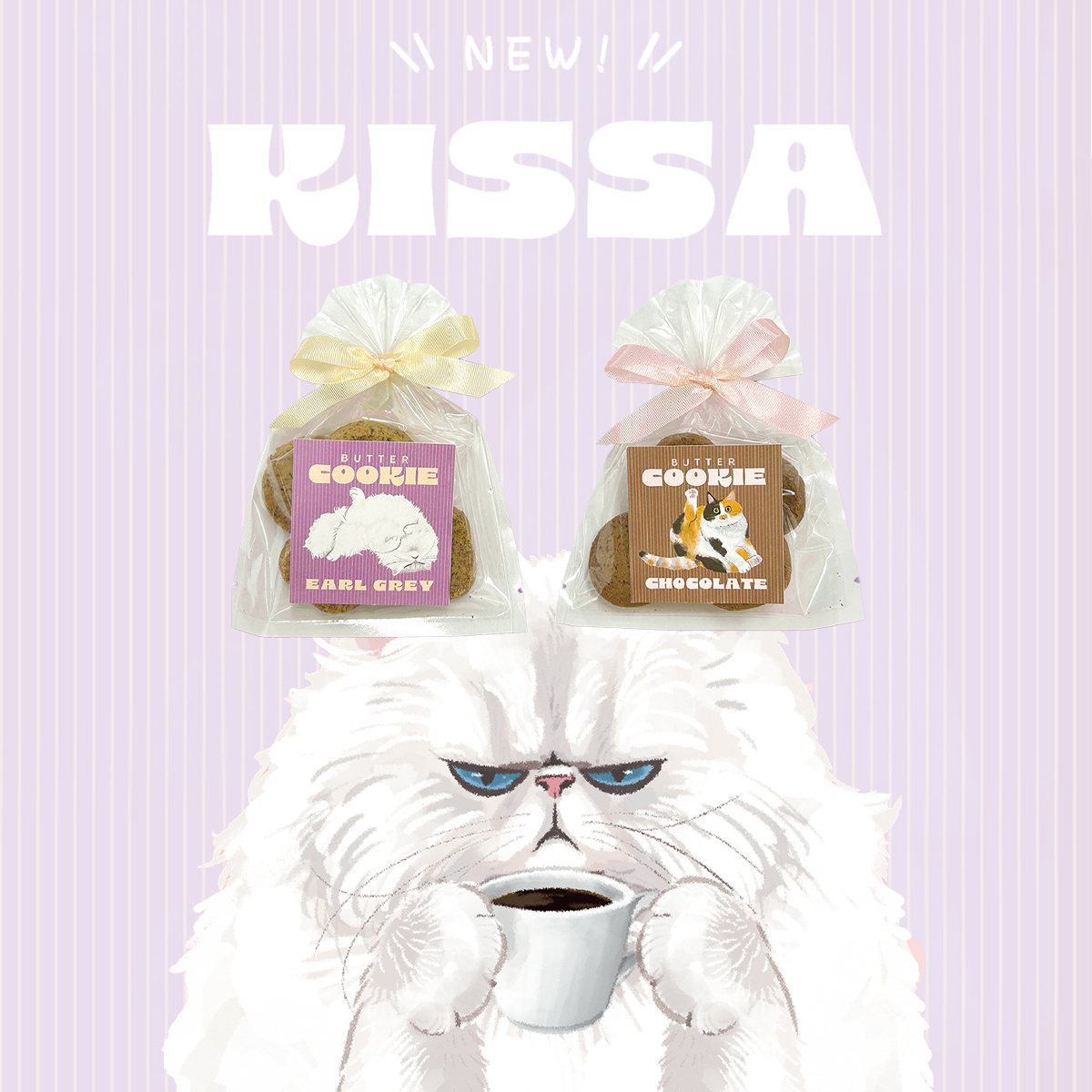【KISSA】キッサ クッキー プチギフト 20g 猫 ねこ 日本産