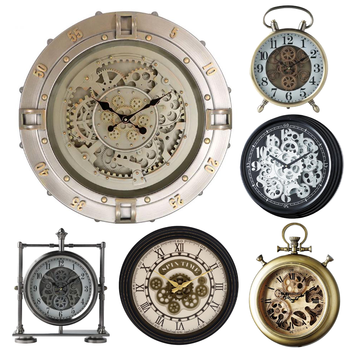 ギアクロック 壁掛け時計 インテリア雑貨