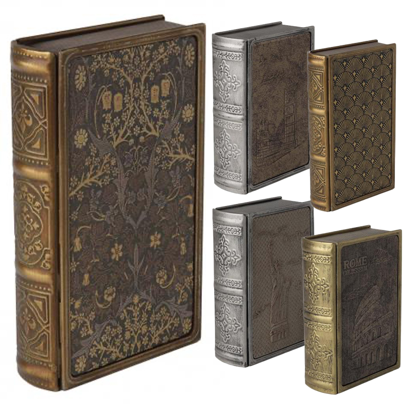 BOOK BOX メタルタイプ インテリア雑貨 アンティーク調