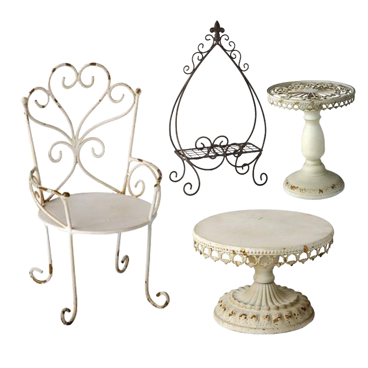 フラワースタンド アンティーク調 ガーデンオブジェ