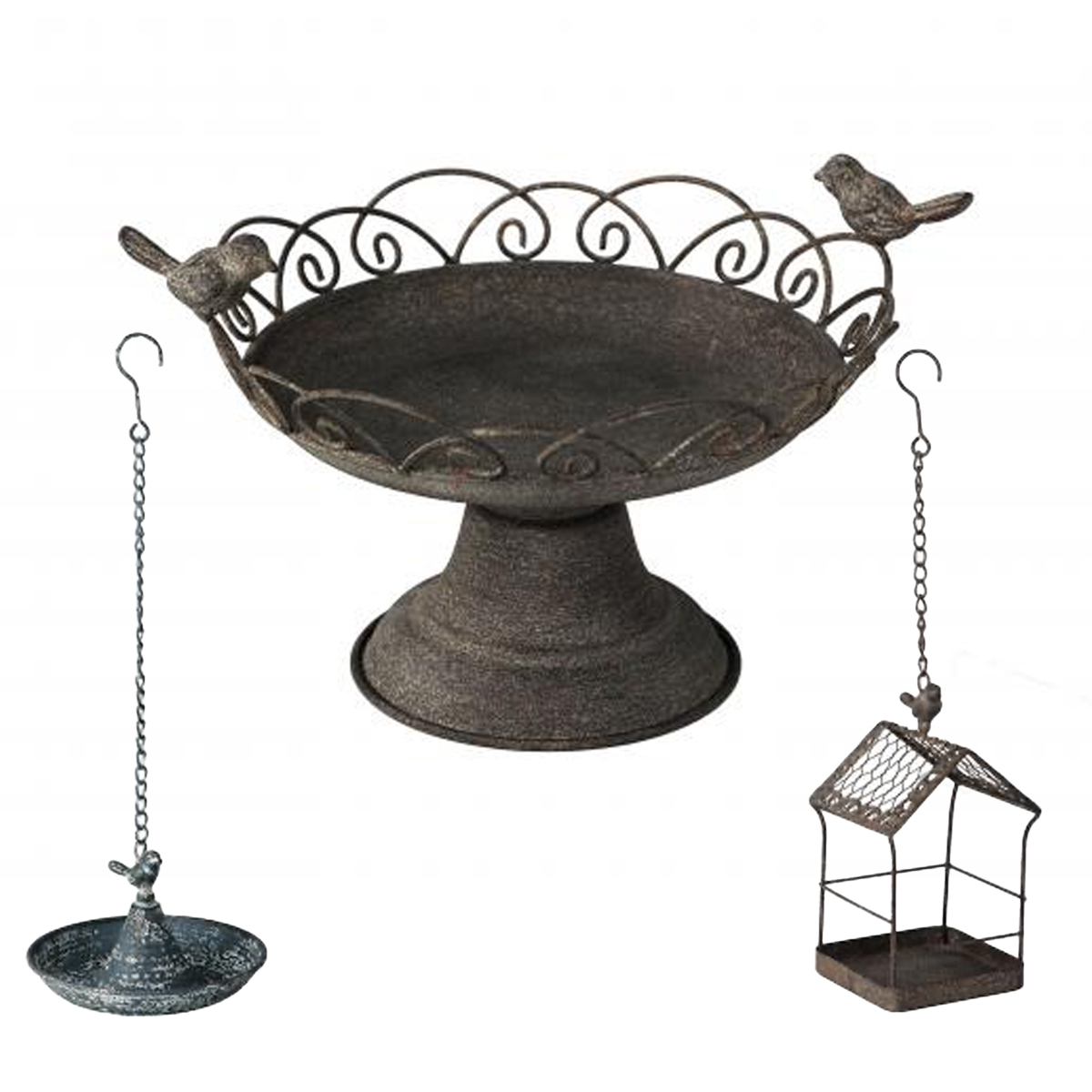 バードフィーダー ガーデンアクセサリー アイアン製