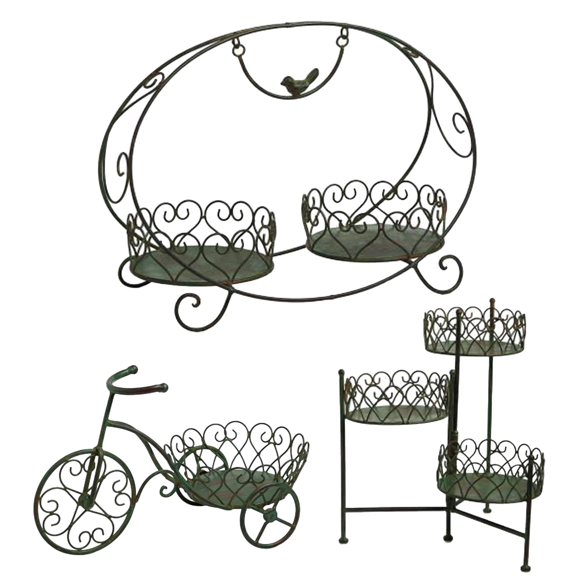 フラワースタンド プランター 鉢 ガーデニングアクセサリー