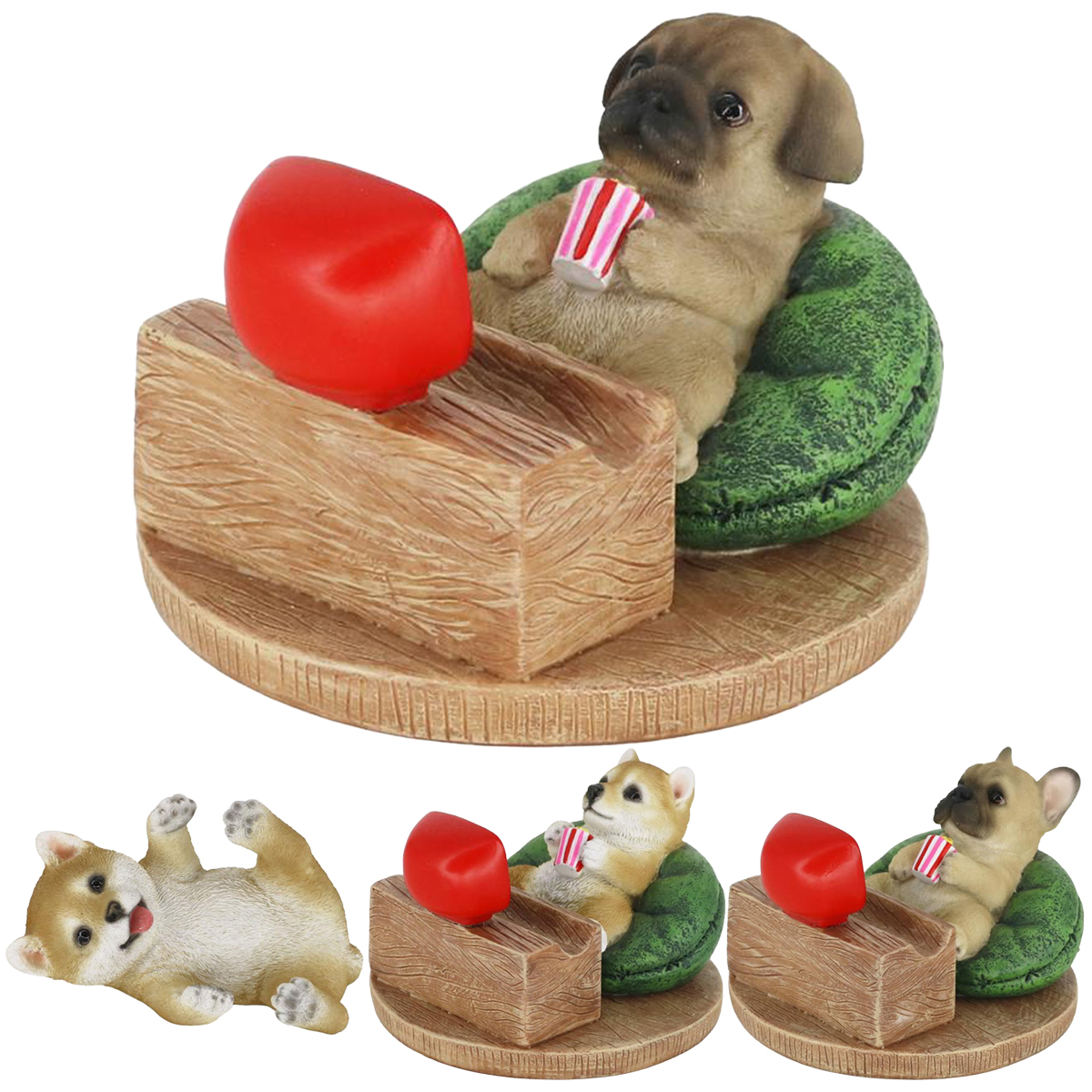 スマホスタンド ドックオーナメント 犬 インテリア雑貨