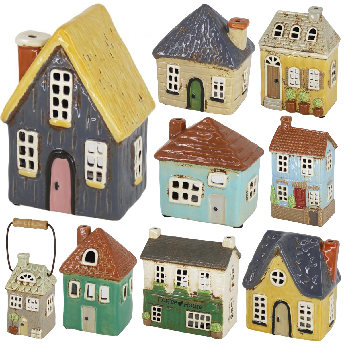 キャンドルハウス vol.1  家型オブジェ 置物 ガーデンアクセサリー