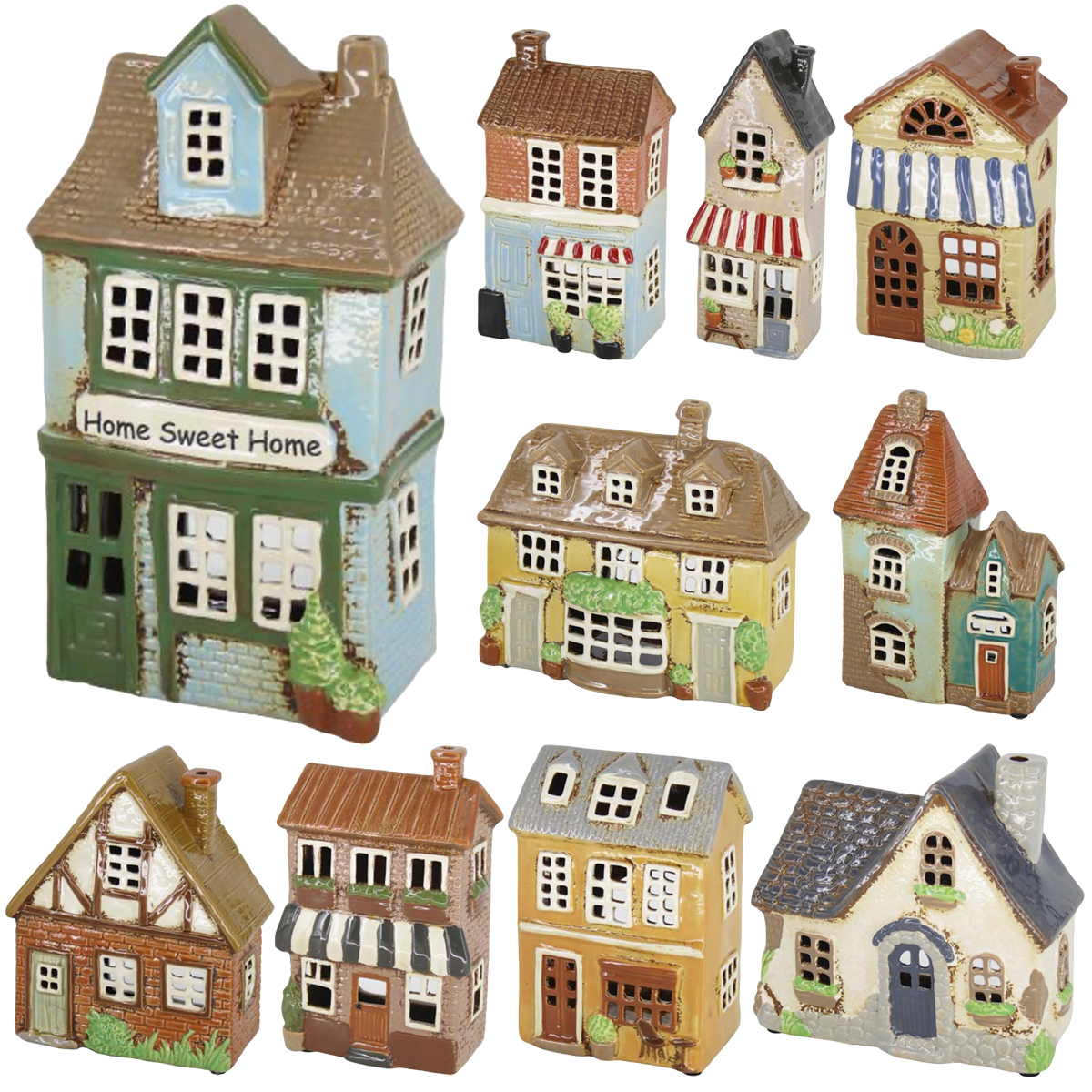 キャンドルハウス vol.2  家型オブジェ 置物 ガーデンアクセサリー