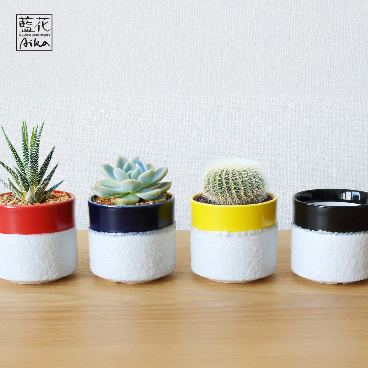 【藍花】日本製 marumoco プラントポット 植木鉢