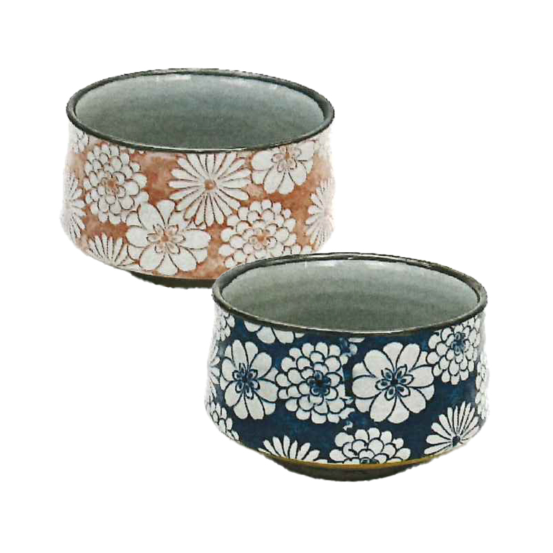 抹茶碗 花 常滑焼 日本製
