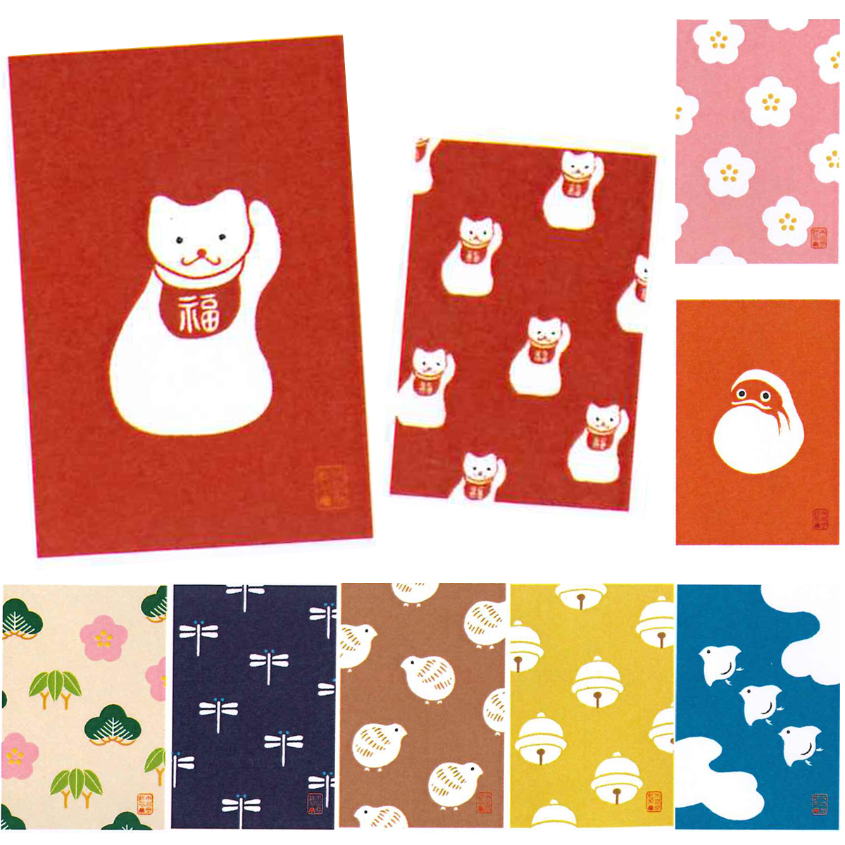 【日本製】御朱印帳 縁起物