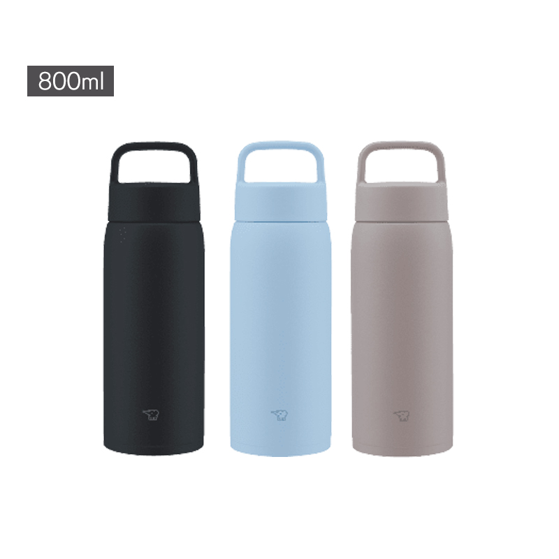 【象印】ステンレスマグ 800ml ハンドルタイプ 水筒 魔法瓶 保温・保冷 大容量 お手入れ簡単